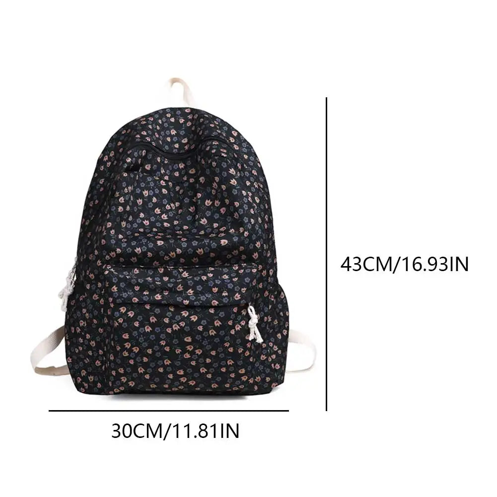 Japanese Floral Backpack – Stylish & Lightweight for Students